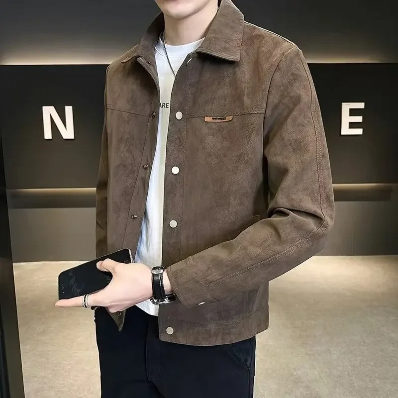 René | Lederjacke mit Reißverschluss