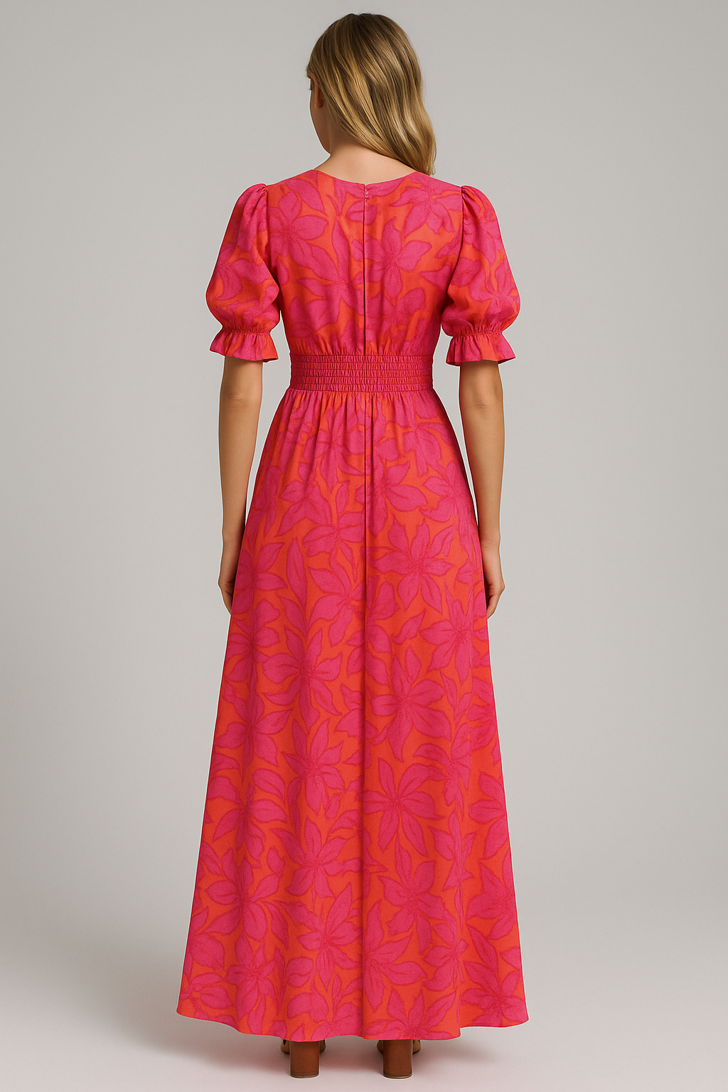 Alana | Blumenmaxikleid