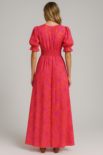 Alana | Blumenmaxikleid
