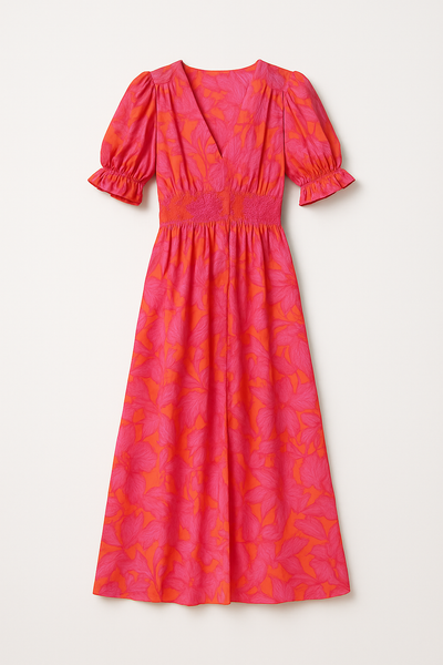 Alana | Blumenmaxikleid