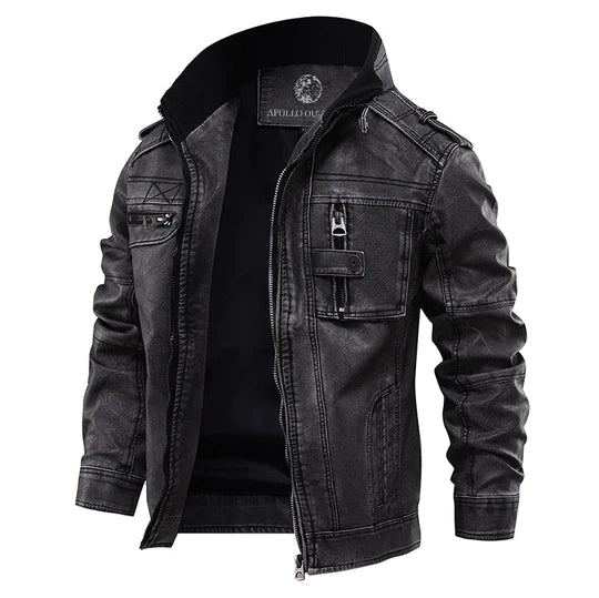 Cooper | Herren Lederjacke Schwarz aus Echtem Leder-3