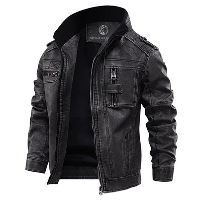 Cooper | Herren Lederjacke Schwarz aus Echtem Leder-3