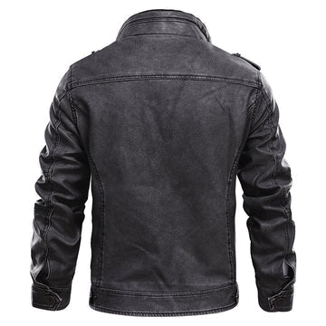 Martin | Herren Lederjacke Schwarz aus Echtem Leder