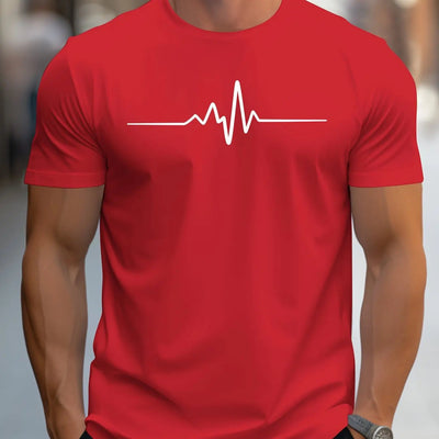 Antonio | T Shirt Slim Passen mit modernen grafischen Druck