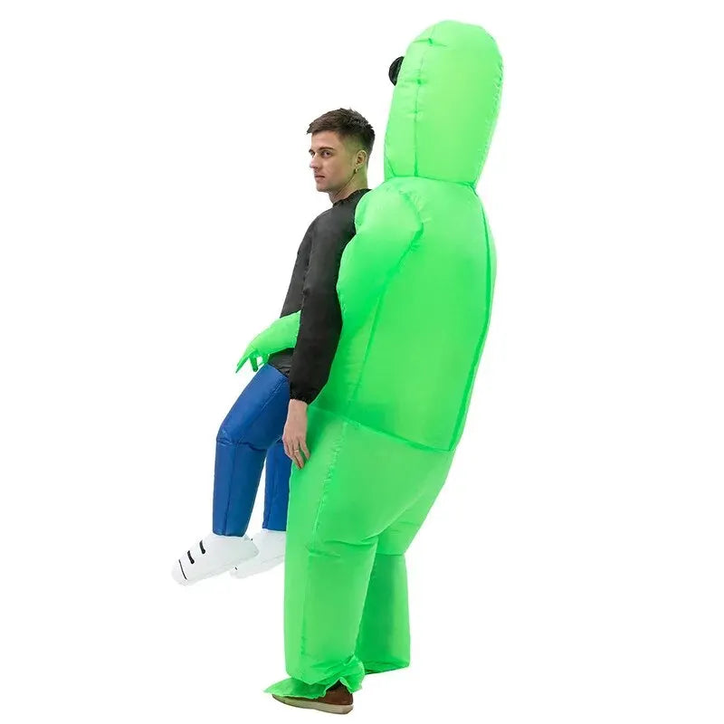 Lucas | Aufblasbares Alien Kostüm für Halloween und Fasching