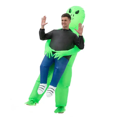 Lucas | Aufblasbares Alien Kostüm für Halloween und Fasching
