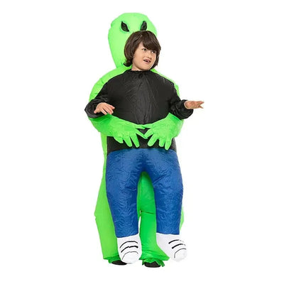 Lucas | Aufblasbares Alien Kostüm für Halloween und Fasching