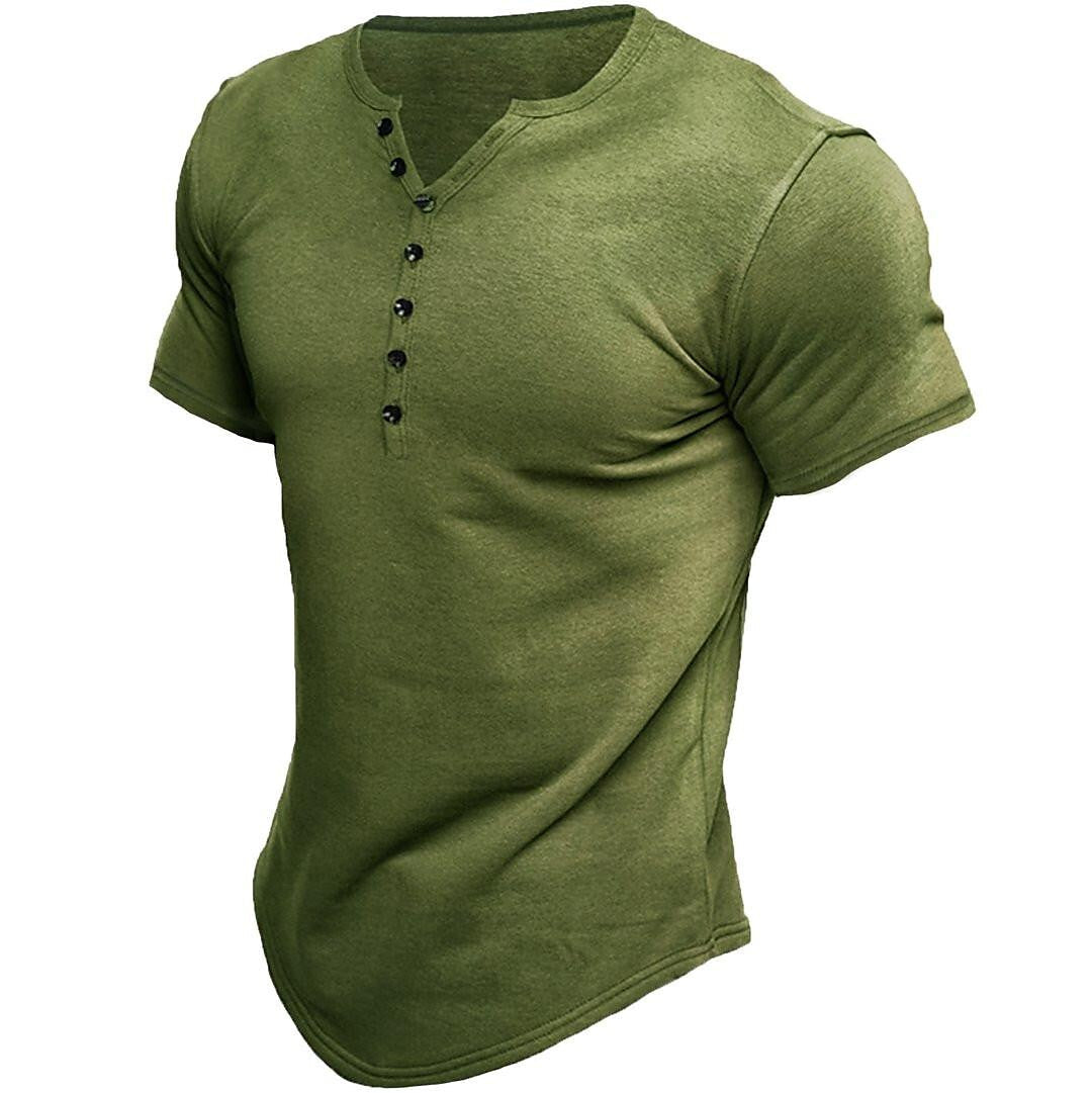 Austin | Halbknopf-Placket Slim Fit T-Shirt