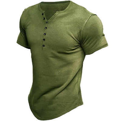 Austin | Halbknopf-Placket Slim Fit T-Shirt
