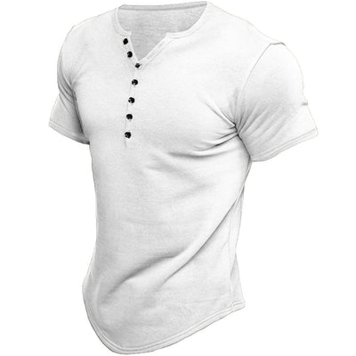 Austin | Halbknopf-Placket Slim Fit T-Shirt