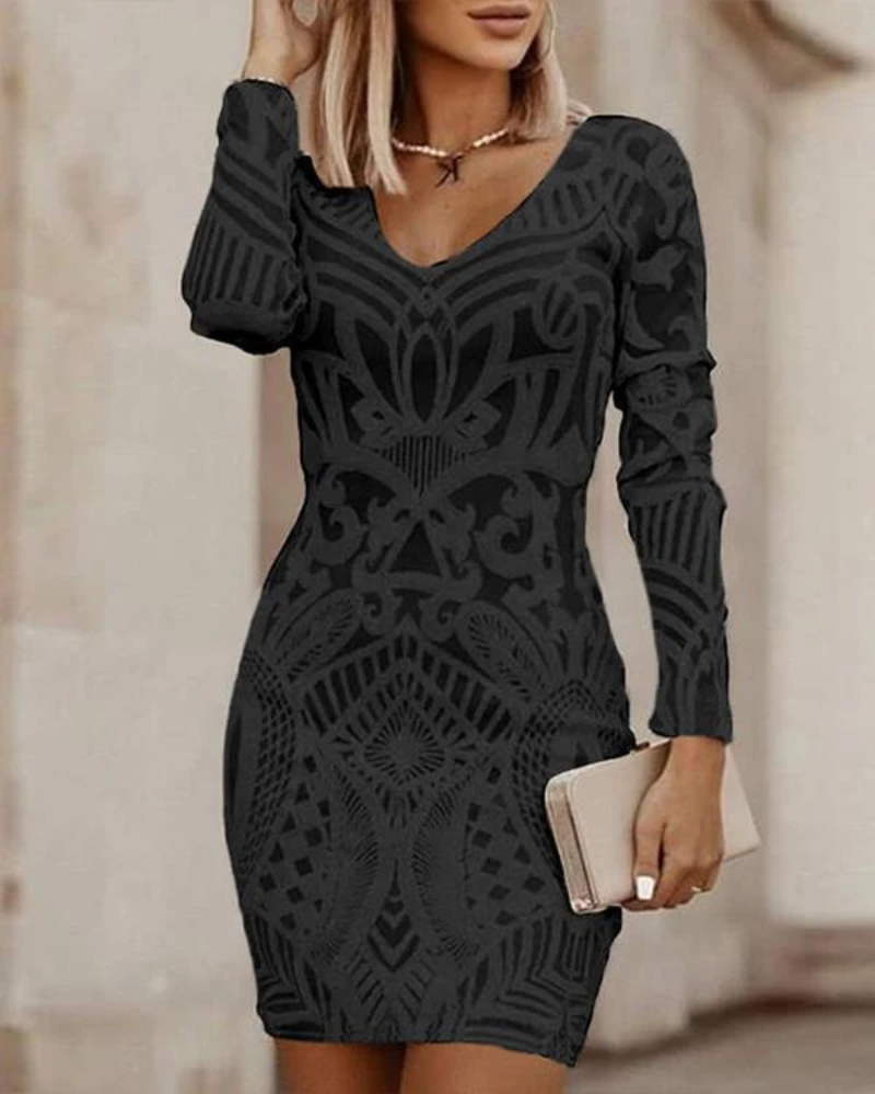 Ava | Pulloverkleid in Übergröße