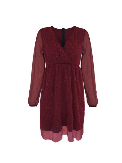 Bella | Elegantes festliches Kleid mit V Ausschnitt