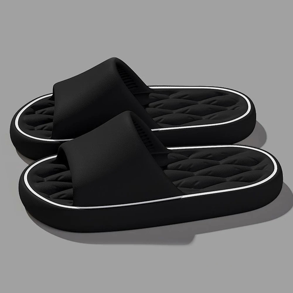 Harry | Bequeme Unisex Hausschuhe mit Offener Zehenpartie