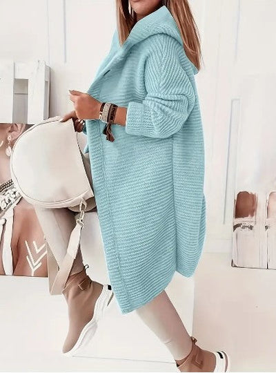 Martina | Bequemer Cardigan mit Kapuze