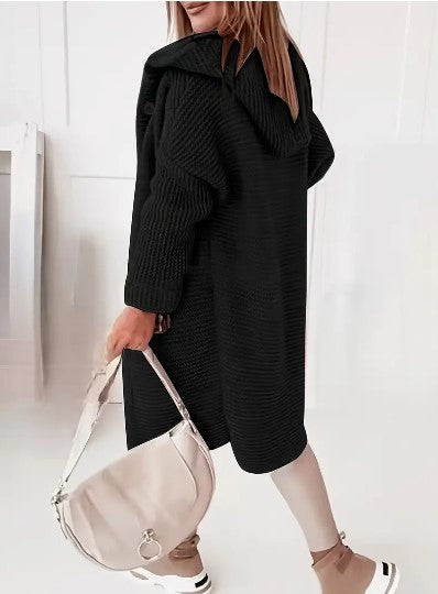 Martina | Bequemer Cardigan mit Kapuze