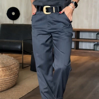 Bianca | Elegante und komfortable gestreifte Hose