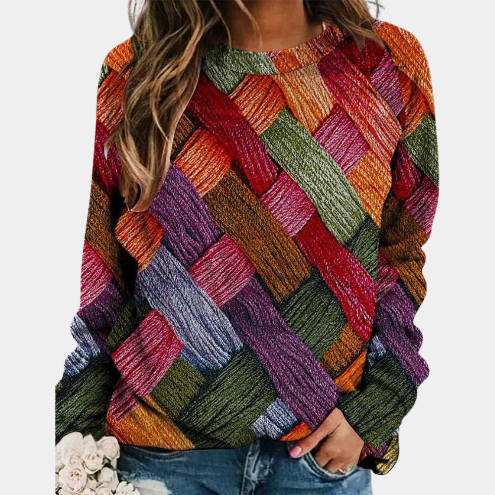 Martina | farbenfrohem und atmungsaktivem Material Pullover