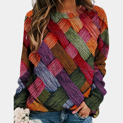 Martina | farbenfrohem und atmungsaktivem Material Pullover