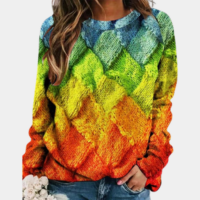 Martina | farbenfrohem und atmungsaktivem Material Pullover