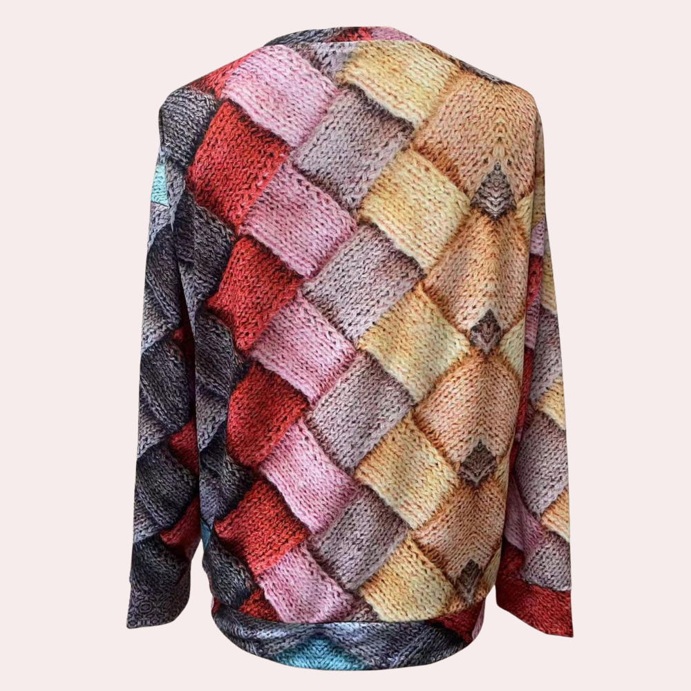 Martina | farbenfrohem und atmungsaktivem Material Pullover
