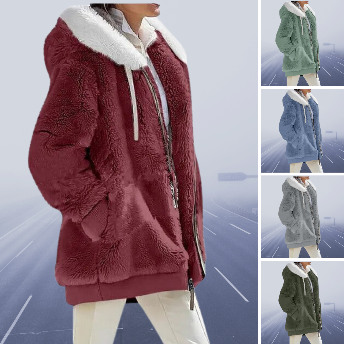 Julia | Bequeme superwarme Fleecejacke