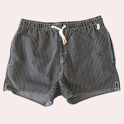 Mart | Badeshorts Herren Gestreift mit Kordelzug für Sommer und Strand