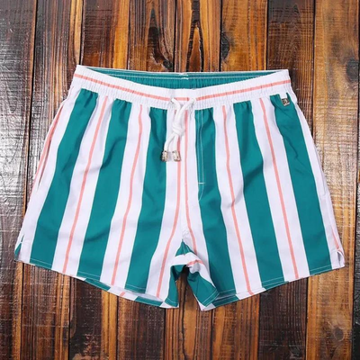 Mart | Badeshorts Herren Gestreift mit Kordelzug für Sommer und Strand