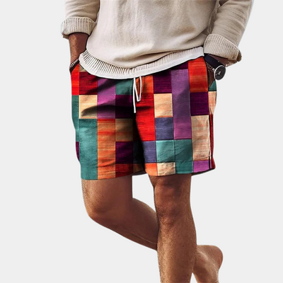 Lary | Herren Shorts mit Geometrischem Print für Sommer