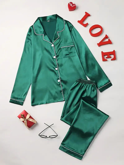 Variant image for Luxuriöser Damen Schlafanzug | Elegantes Pyjama-Set-36