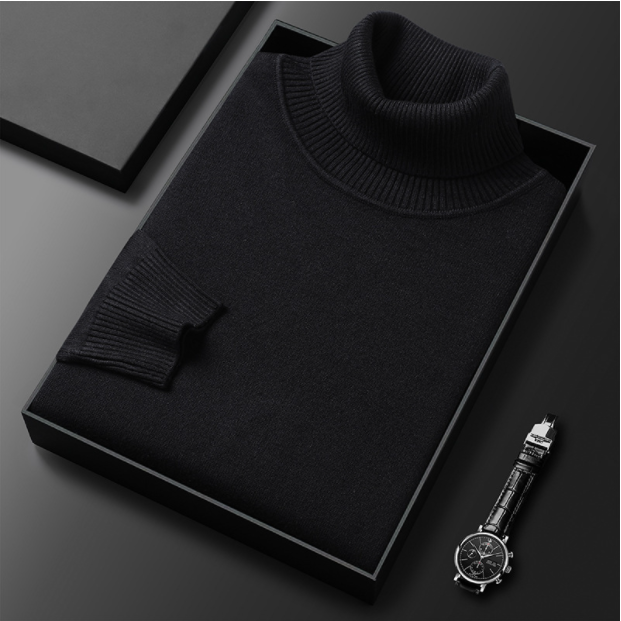 Variant image for Herren Rollkragenpullover – Kaschmir-Baumwoll-Mix, Eleganter Stil-31