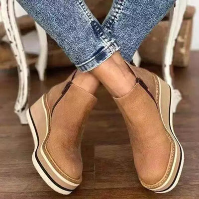 Katrin | Moderner Look und bequeme Passform Plateau Stiefeletten