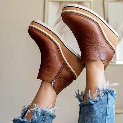 Katrin | Moderner Look und bequeme Passform Plateau Stiefeletten