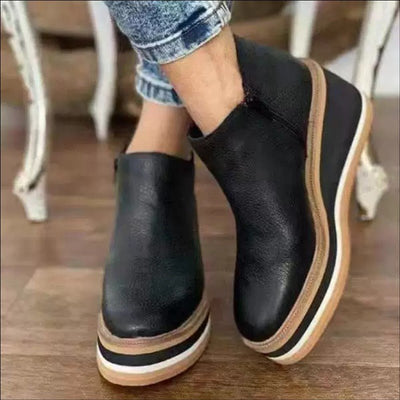 Katrin | Moderner Look und bequeme Passform Plateau Stiefeletten