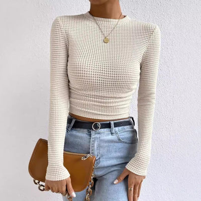 Darcy | Langarm Crop Top