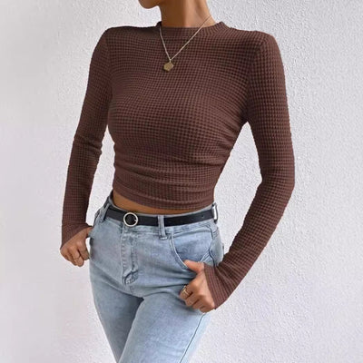 Darcy | Langarm Crop Top