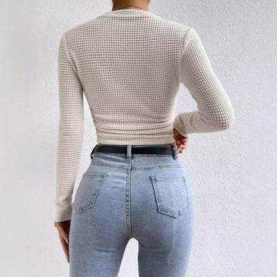 Darcy | Langarm Crop Top