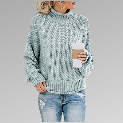 Delfina | Gestrickter Rollkragenpullover