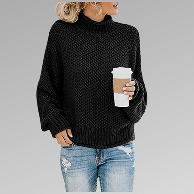 Delfina | Gestrickter Rollkragenpullover