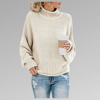 Delfina | Gestrickter Rollkragenpullover