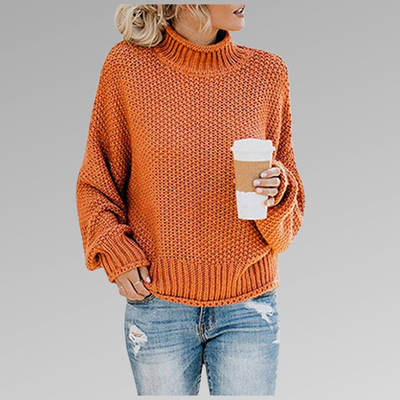 Delfina | Gestrickter Rollkragenpullover