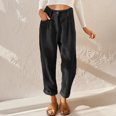 Anna | Stoffhose Damen in Lockere Passform aus Hochwertigem Cord