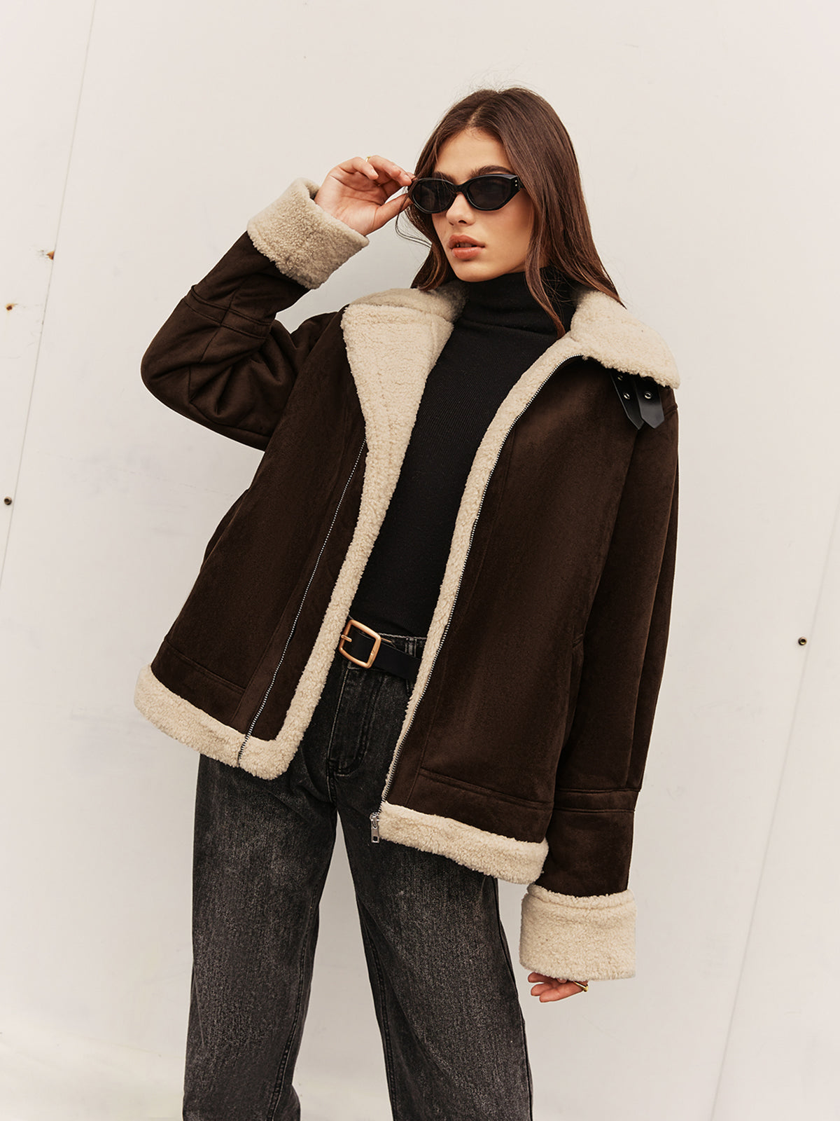 Jennifer | Elegante Vintage-Stil Fleecejacke