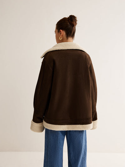 Jennifer | Elegante Vintage-Stil Fleecejacke