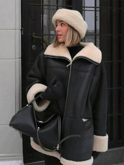Laura | Elegante Fleece Winter jacke