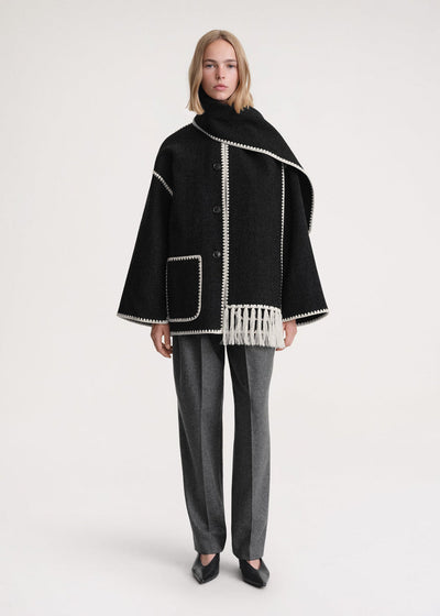 Marina | Elegante und bequeme Jacke mit Schal