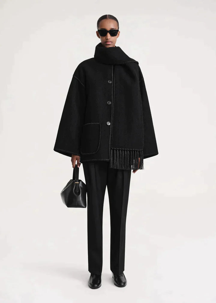 Marina | Elegante und bequeme Jacke mit Schal