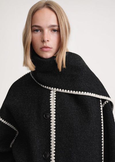 Marina | Elegante und bequeme Jacke mit Schal
