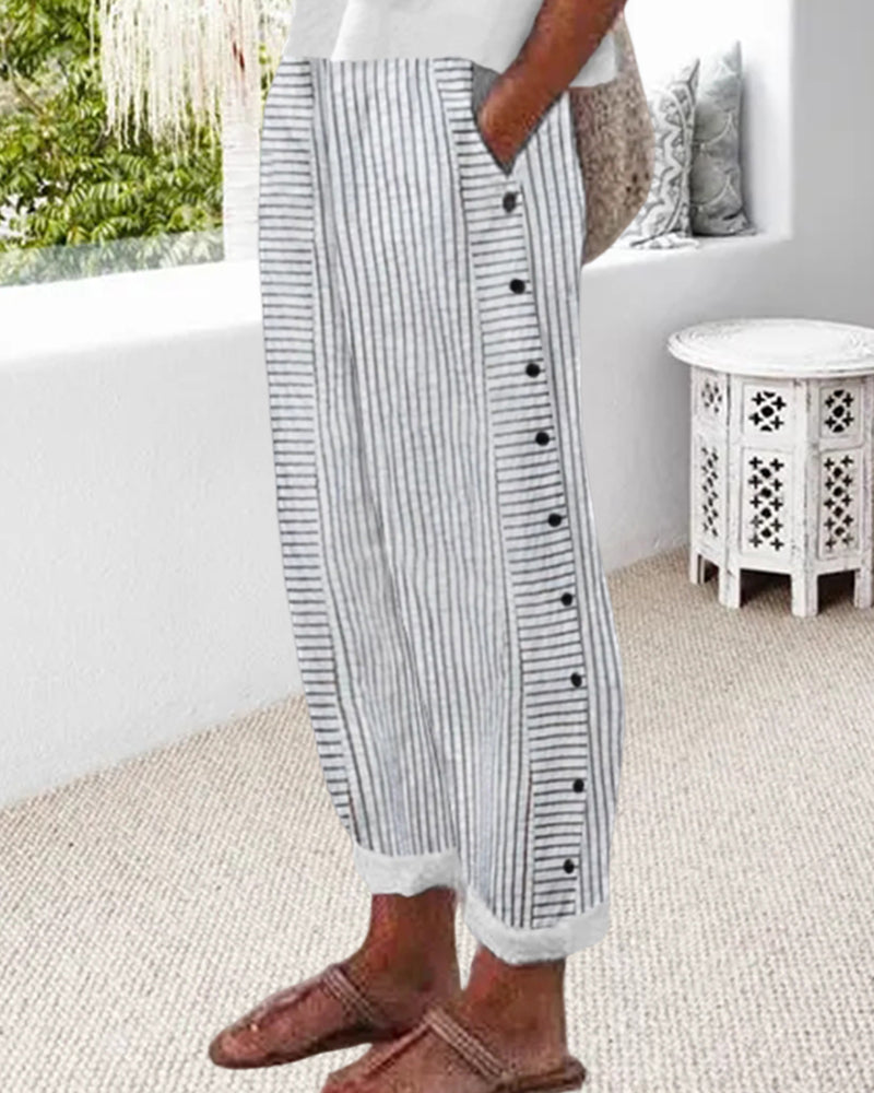 Claudia | Vielseitig & Elegant aus Baumwollmix Stoffhose