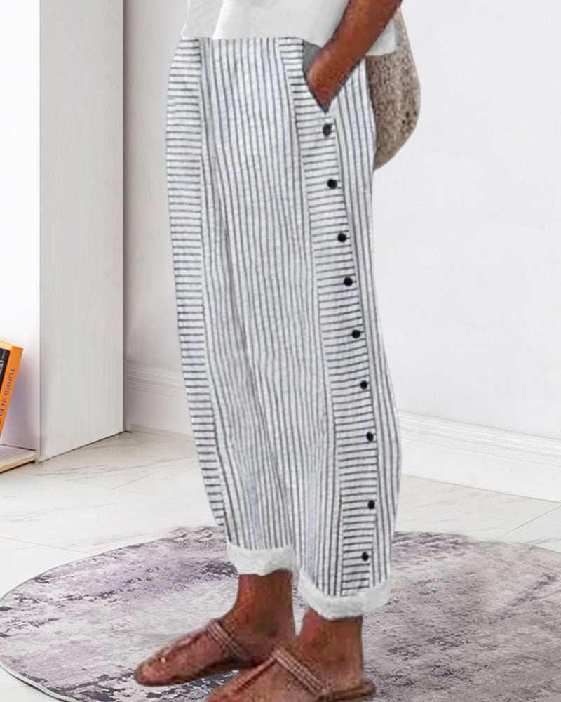 Claudia | Vielseitig & Elegant aus Baumwollmix Stoffhose