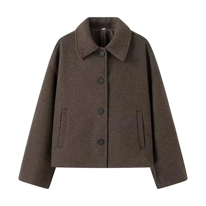 Angelika | Elegant Übergroße Übergangsjacke